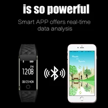 Высокое качество Bluetooth 4,0 смарт-браслет пульсометр OLED Smartband фитнес-браслет с шагомером для Android IOS Телефон