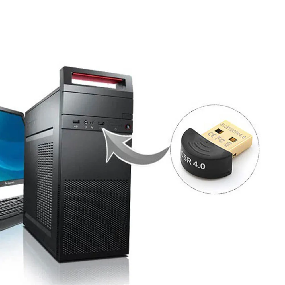 Мини беспроводной USB Bluetooth 4,0 адаптер Dongle приемник для ПК WIN 7 8 10 XP VISTA JFlyer