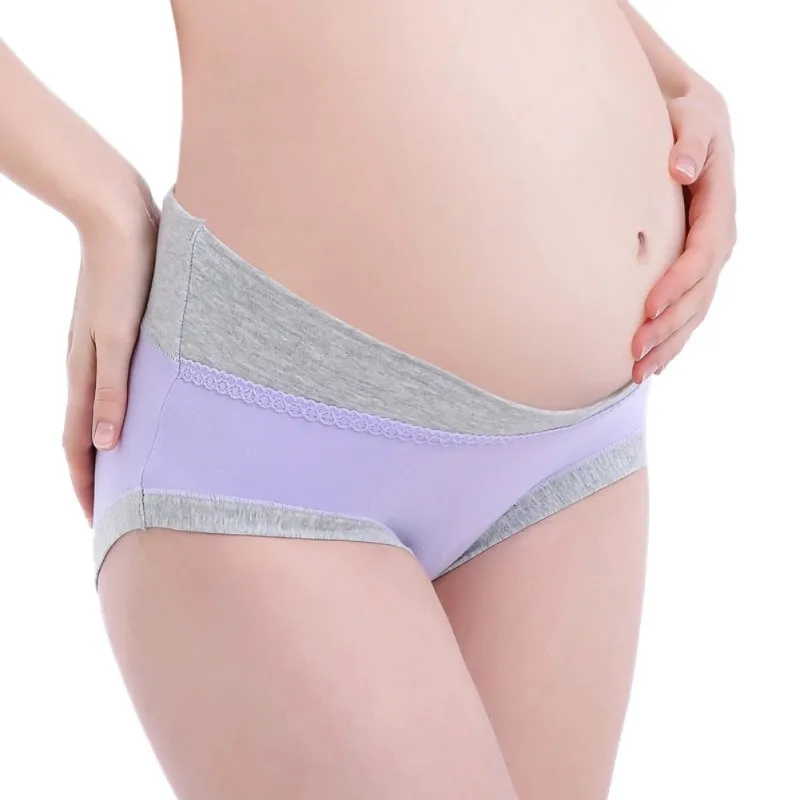 U Shaped Low Waist Maternity Underwear Maternity Panties Cotton
