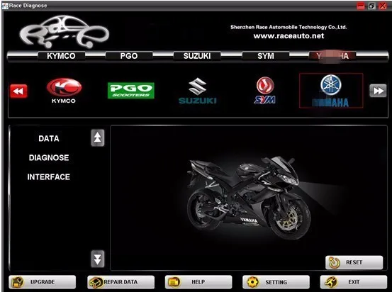 7 в 1 сканер для мотоциклов YAMAHA SYM SUZUKI HTF PGO и HONDA KYMCO диагностический инструмент