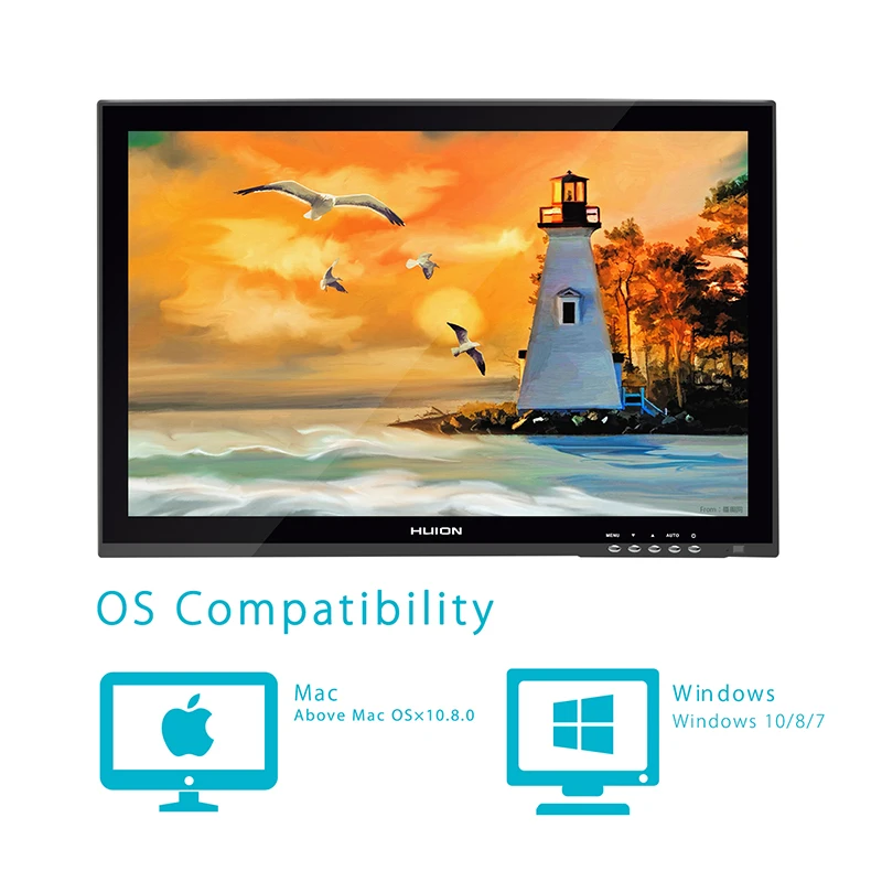 Лидер продаж Huion GT 190 19 дюймов ЖК монитор Цифровой графический Интерактивная