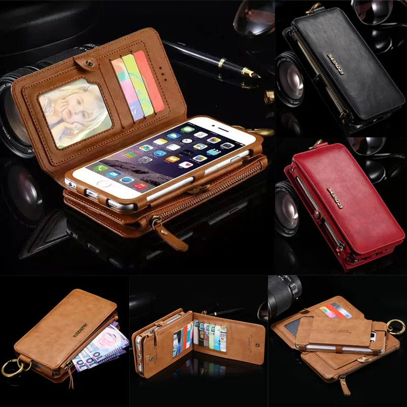 bilder für Floveme Retro Gefaltete Brieftasche Fällen für iPhone 6 6 S 7 Plus 2 in 1 Leder Abdeckung Für iphone6 Ursprüngliche Marke Schlag-standplatz Metallschnalle bilder für Floveme Retro Gefaltete Brieftasche Fällen für iPhone 6 6 S 7 Plus 2 in 1 Leder Abdeckung Für iphone6 Ursprüngliche Marke Schlag-standplatz Metallschnalle
