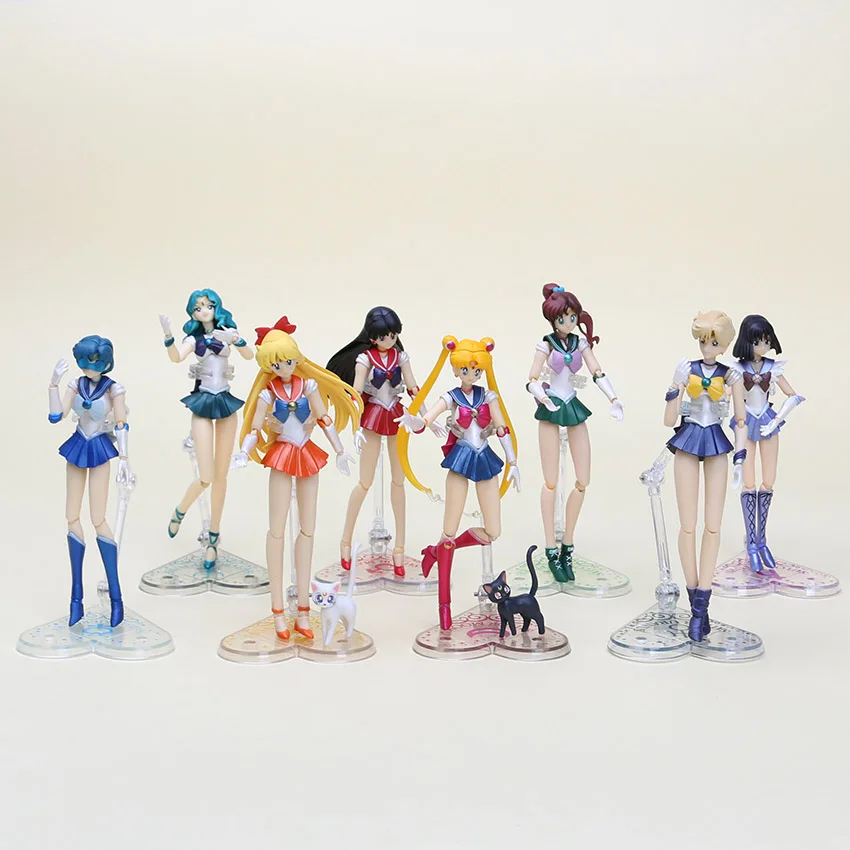 15 см японского аниме Sailor Moon Mercury Mars Venus saturn jupiter Mizuno Ami Рей Хино Минако Айно ПВХ фигурка игрушка