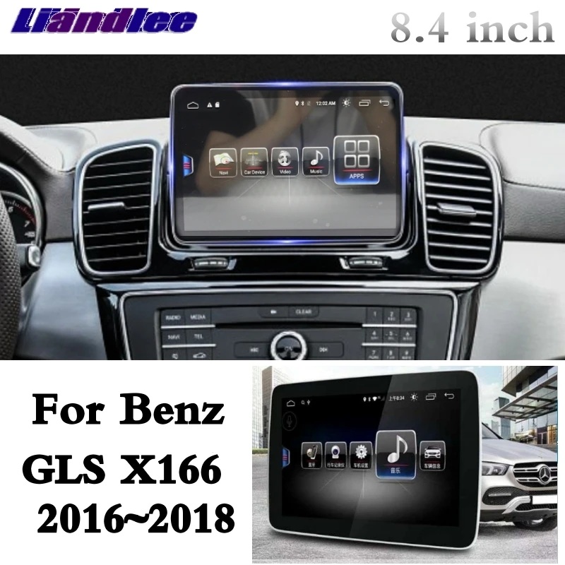 For Mercedes Benz MB GLE M ML Class W166 2015~2018 Liandlee Car Multimedia Player NAVI Car Radio Accessories GPS Navigation 7
