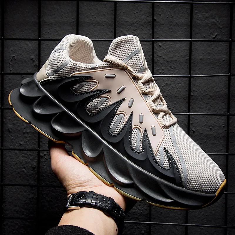 

Ins Daddy Shoes Men lighted Sneakers Summer Zapatillas Deportivas Hombre Fashion Breathable Casual Shoes Sapato Masculino