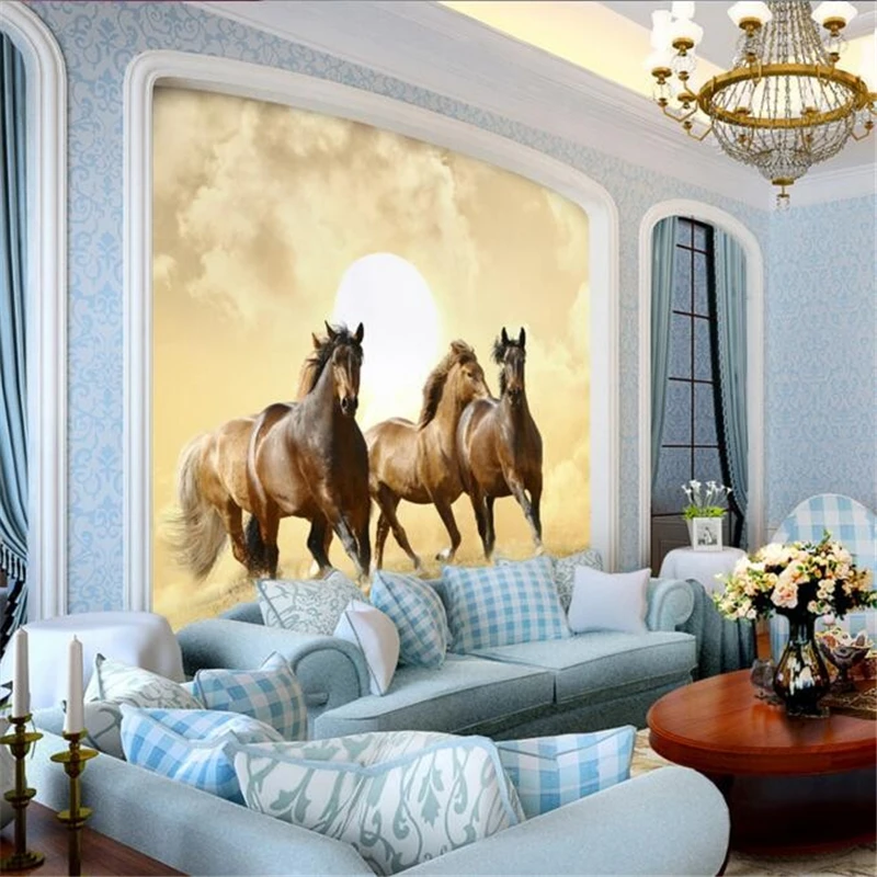 3d perspective galloping horse hotel bedroom photo wallpaper for living room sofa mural wallpaper for walls 3 d wall papers 3d perspective galloping horse hotel bedroom photo wallpaper for living room sofa mural wallpaper for walls 3 d wall papers
