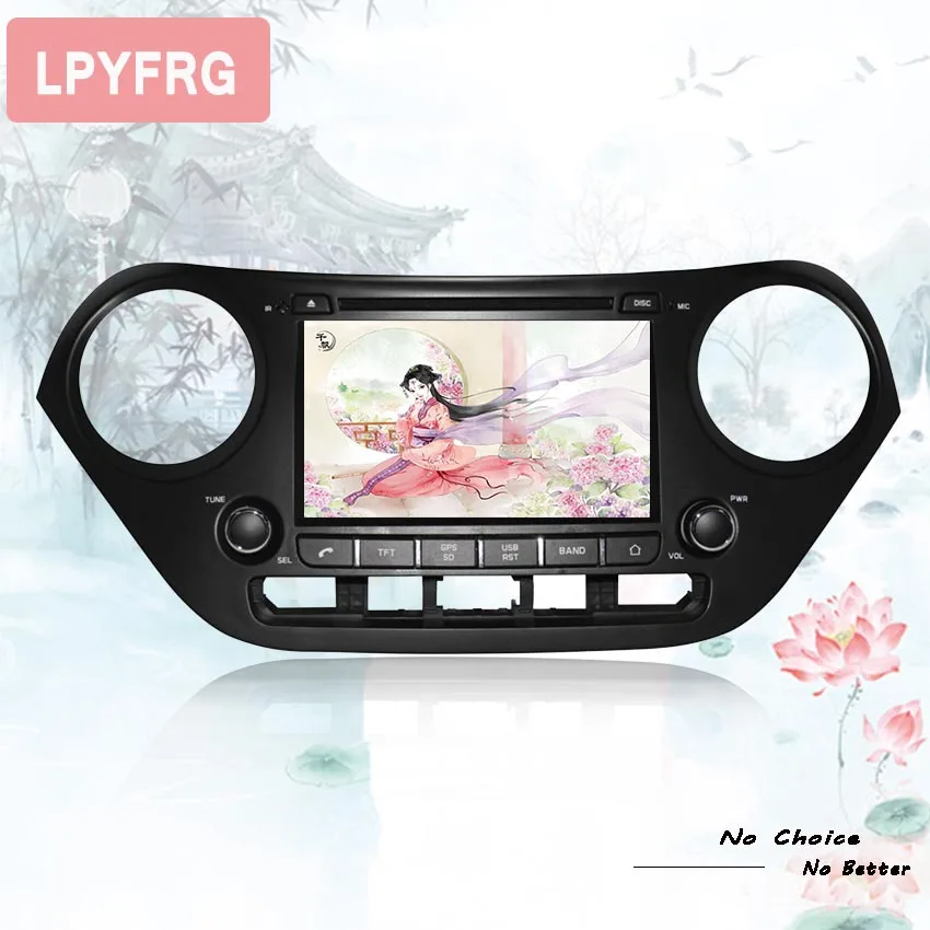 Автомагнитола на android 10 0 DVD плеер для HYUNDAI I10 2014 2018 головное устройство с gps
