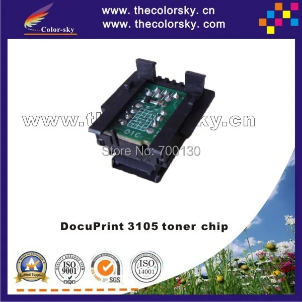 

(CZ-X3105) compatible toner cartridge reset chip for xerox DocuPrint DP 3105 DP3105 CT350936 CT350937 bk 10k pages