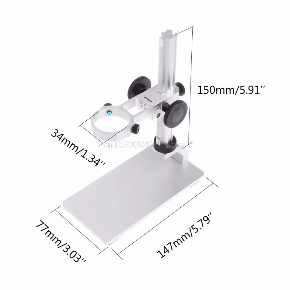Алюминиевый сплав Стенд кронштейн держатель Универсальный кронштейн микроскопа портативный USB цифровые электронные настольные микроскопы для G600