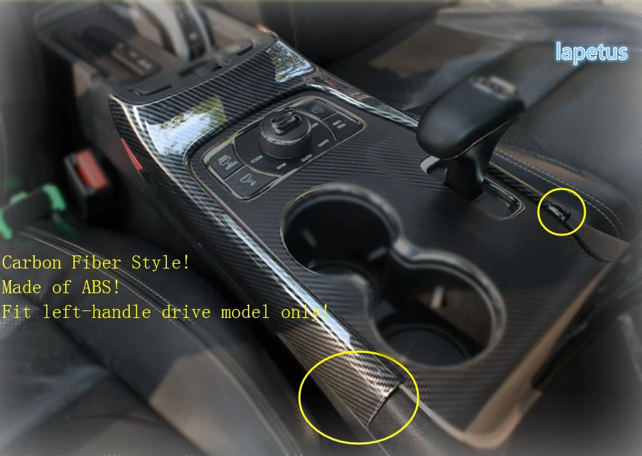 

Lapetus Stalls Gear Shift Box / Water Cup Holder Panel Decoration Frame Cover Trim 1 Pcs For Jeep Grand Cherokee 2014 2015 2016
