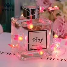 3 м струнный светильник на батарейках праздничный Сказочный светильник s для гирлянды Рождественская вечеринка свадебное украшение кролик звезды сердце цветы