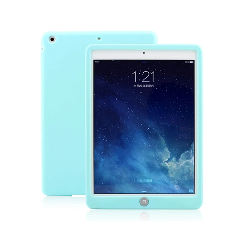 

Case For iPad Air 2 Ultra Thin TPU Silicone Soft Back Case A1566 A1567 Full Protective Cover For Apple iPad Air 9.7 inch