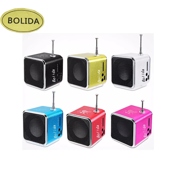 TDV26 Portable Radio FM Receiver Mini Speaker Digital LCD Sound Micro SD/TF Music Stereo Loudspeaker for Laptop Mobile Phone MP3 |