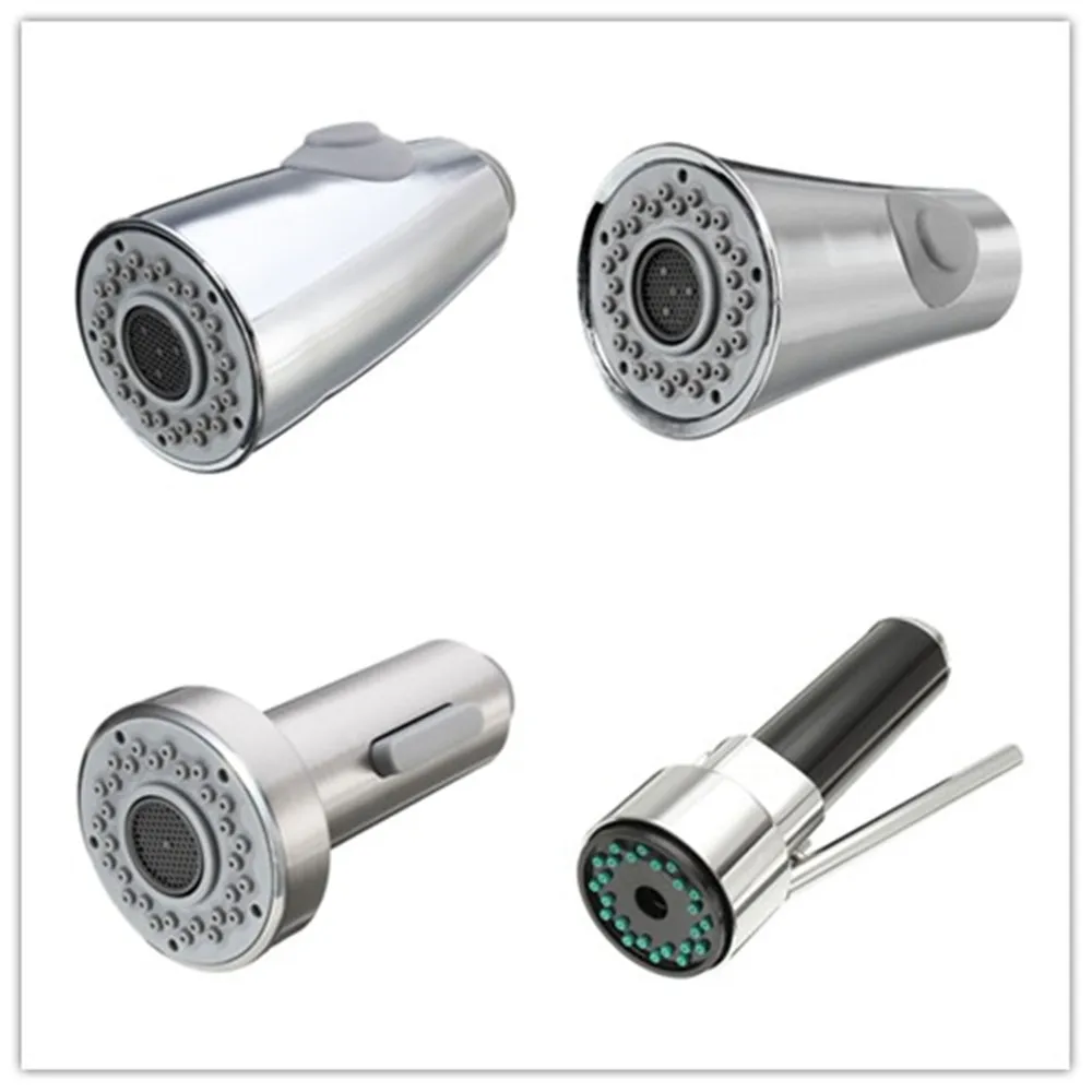 Pull Out Down Kitchen Faucet Spray Nozzle Mixer Tap 360 Swivel Shower