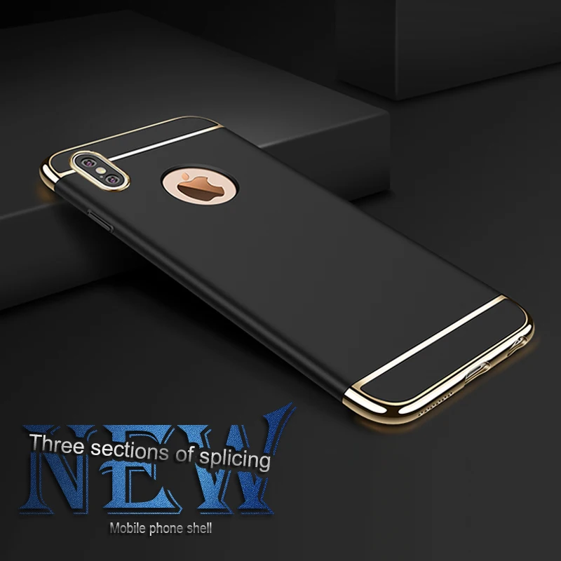 

HUKU Phone Case For iPhone X 10 Case Ultra Slim Case For Apple iPhone X Luxury PC Hard Plating Back Cover For iPhoneX Case Shell