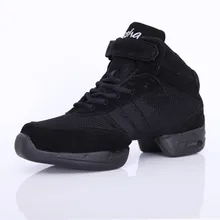 Free Shipping Balck Breathable Mesh Jazz Dance Shoes Dance Sneakers Indoor Fittness Shoes Zapatos De Baile Latino Mujer B61A