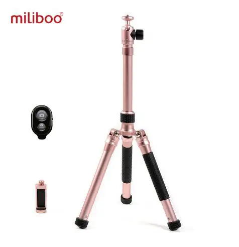 Miliboo МЗА мини телефон Selfie Stick plegable con Управление remoto Bluetooth telefono Clipper Goillapod для telefono зеркальные фотокамеры