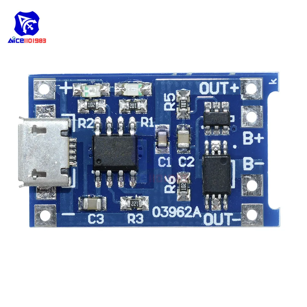 5V 1A TC4056A 18650 литий-ионный Батарея Зарядное устройство Модуль Тип-C/Micro USB Mini USB адаптер защита от перезарядки, модуль защиты от разряда