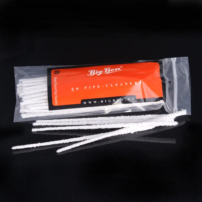 Best Price 50PCS Intensive Cotton Tobacco Smoking Pipe Cleaning Tool