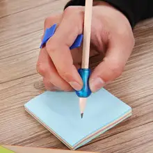 Дети студент мягкий силиконовый карандаш ручки удержания помощник коррекция осанки при письме инструмент