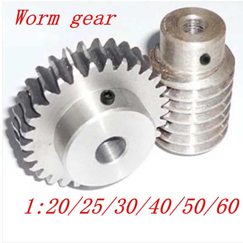 Gear  For Shaft Drive Gearbox Set Select 1 Modulus 20 25 30 40 Teeth Worm 