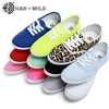 Women Sneakers Canvas Shoes Lace Up Casual Shoes Woman Flats White Shoes Candy Color Breathable Shoes Ladies Espadrilles 44 ► Photo 1/6