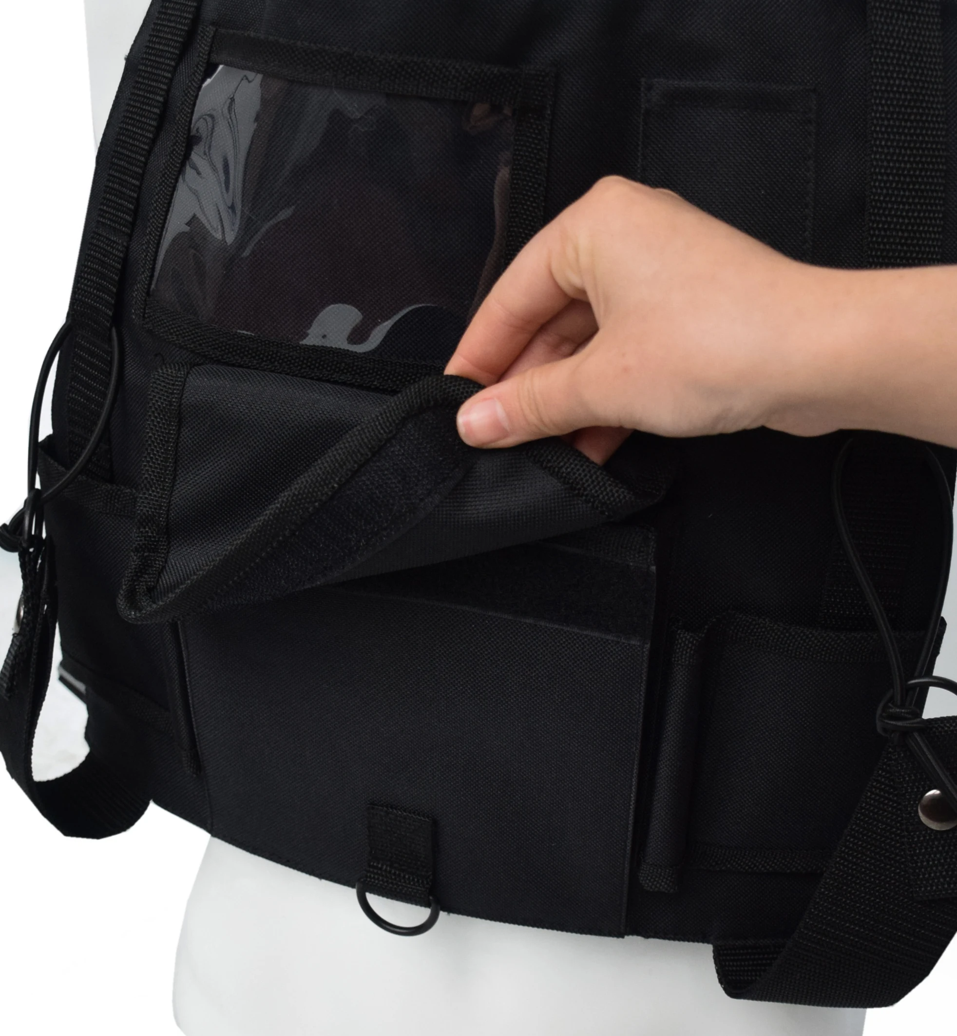 2019 тактическая сумка поясная Грудь Rig хип-хоп Уличная мужская сумка функциональная тактическая сумка жилет с облегченной модульной