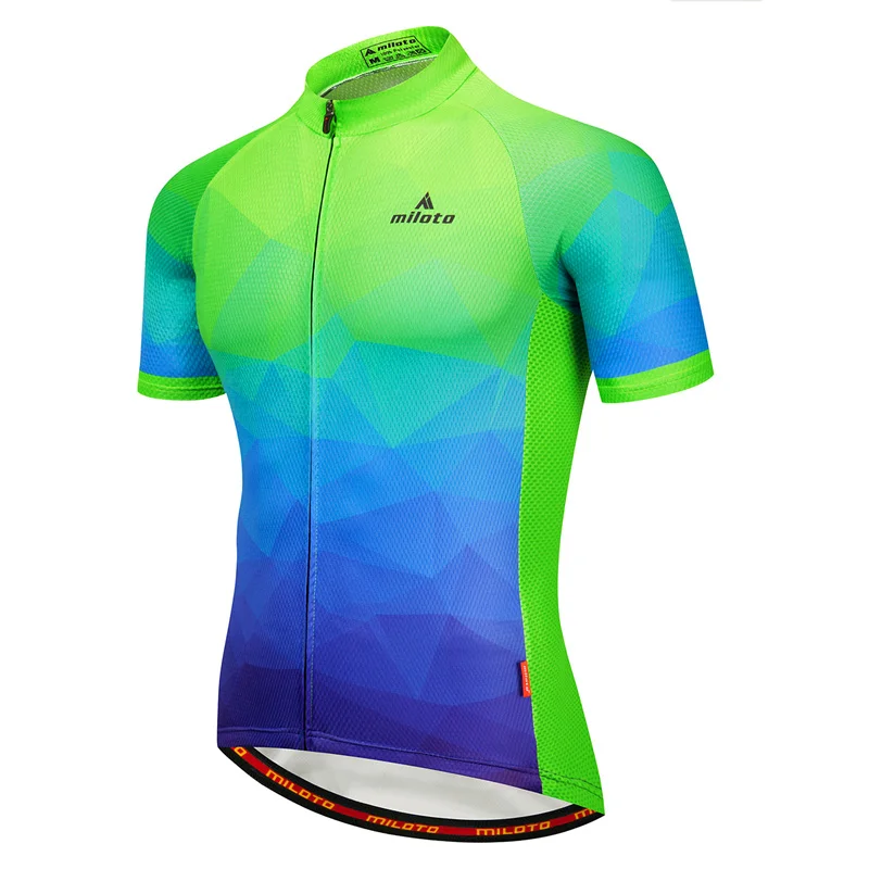 Новые мужские велосипедные Джерси набор нагрудник с коротким рукавом mtb велосипед спортивная одежда Ropa Ciclismo велосипед Команда дышащая велосипедная одежда