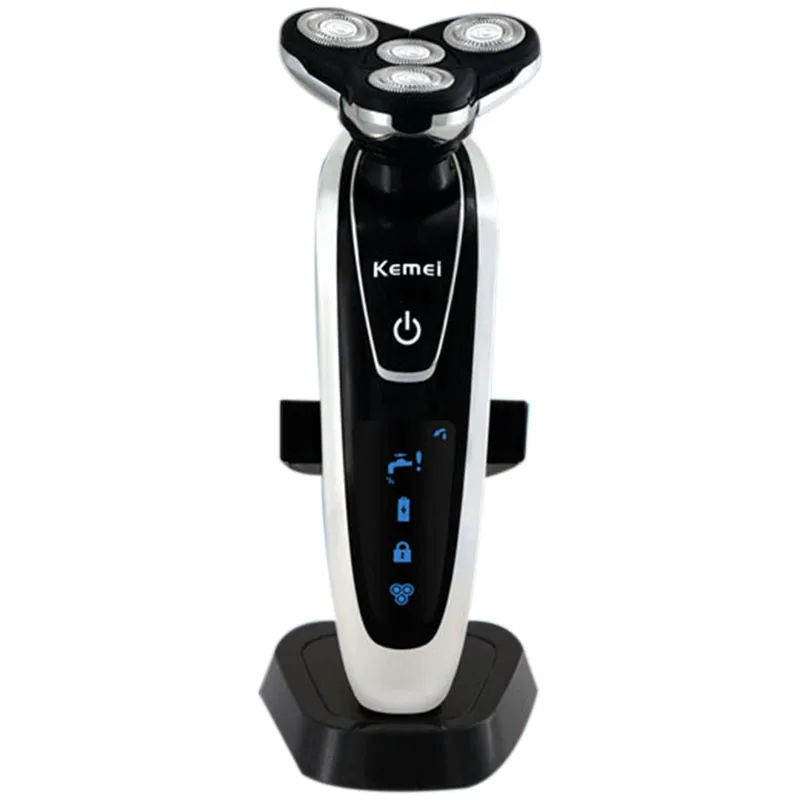 

Kemei Electric Shaver Triple Blade Electric Shaving Razors Men Face Care 4D Floating KM-5181 Washable Rechargeable 4 In 1 40D