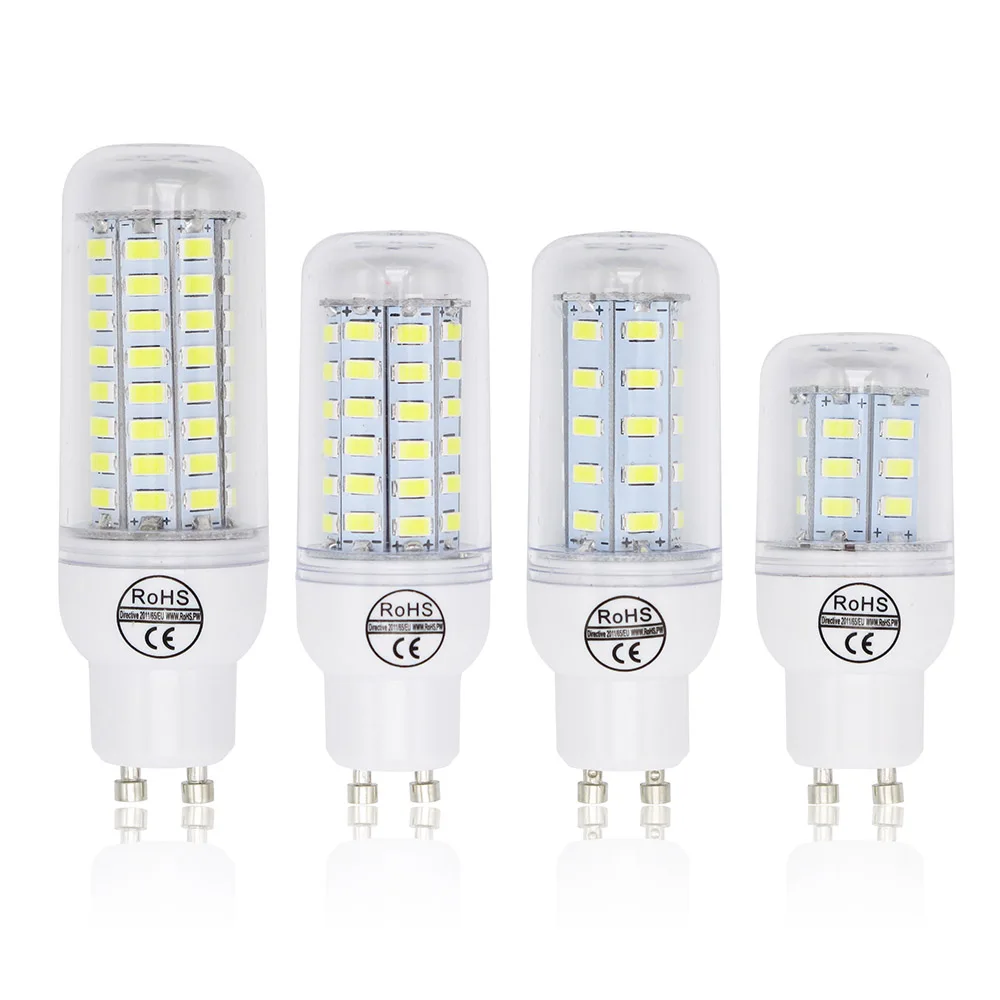 

GU10 LED Corn Bulb 5730 SMD 220V 7W 12W 15W 20W 30W Light 24/36/48/56/72 SMD5730 Spotlight for home Energy Saving Lampada lamp