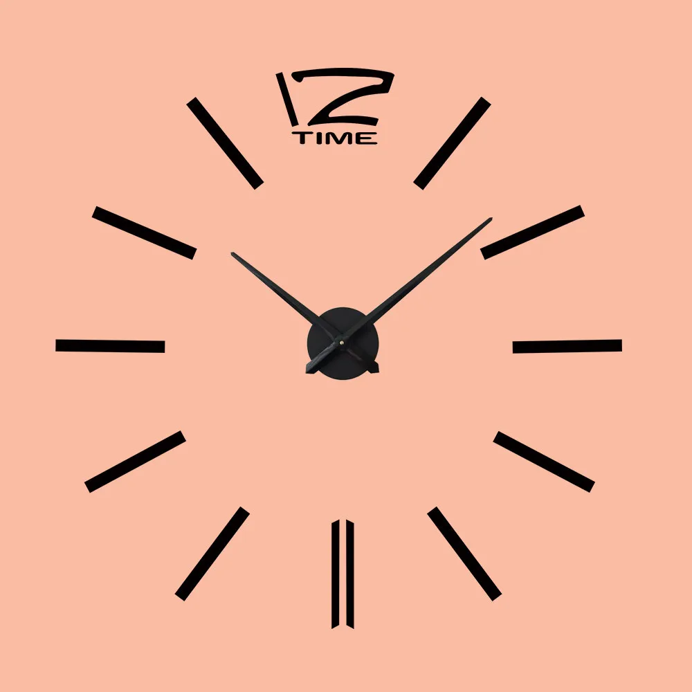 M.Sparkling Acrylic diy wall clock living room wall clocks battery