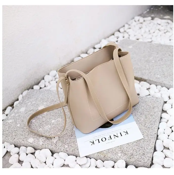 

New style women's fashion small handbag female shoulder messenger bucket bag cute vintage popular small cross body bag yinggai98