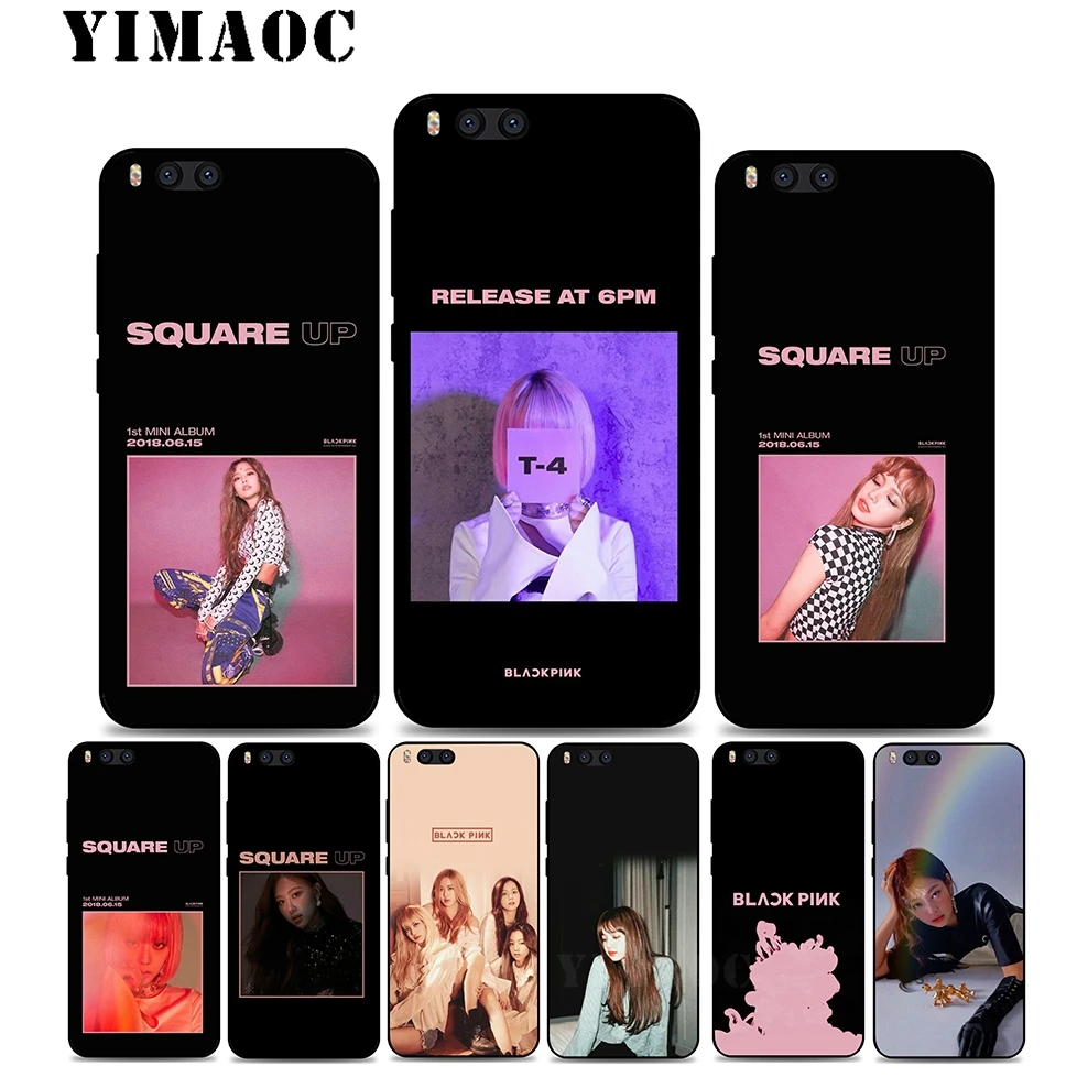 

YIMAOC A13 BLACKPINK Black Pink Soft Silicone Case for Xiaomi Redmi 6 Note 4X 4A 5A 5 Plus MiA1 A2 Pro Lite Mi 8 6 A1 A2