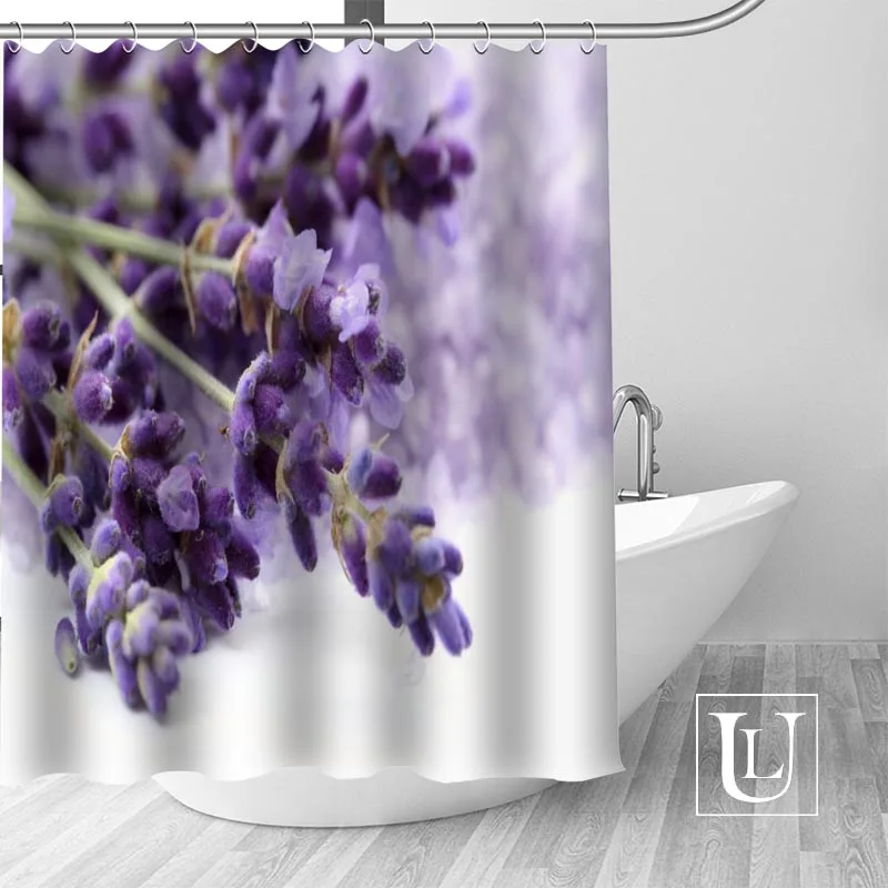 Buy High Quality Custom Lavender Shower Curtain