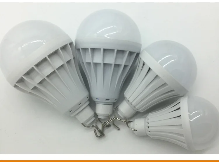 USB Rechargeable LED Bulb Light 110V 220V 10W 20W 30W 40W Smart Emergency Lamp Outdoor Lighting for Fishing Camp  (4)