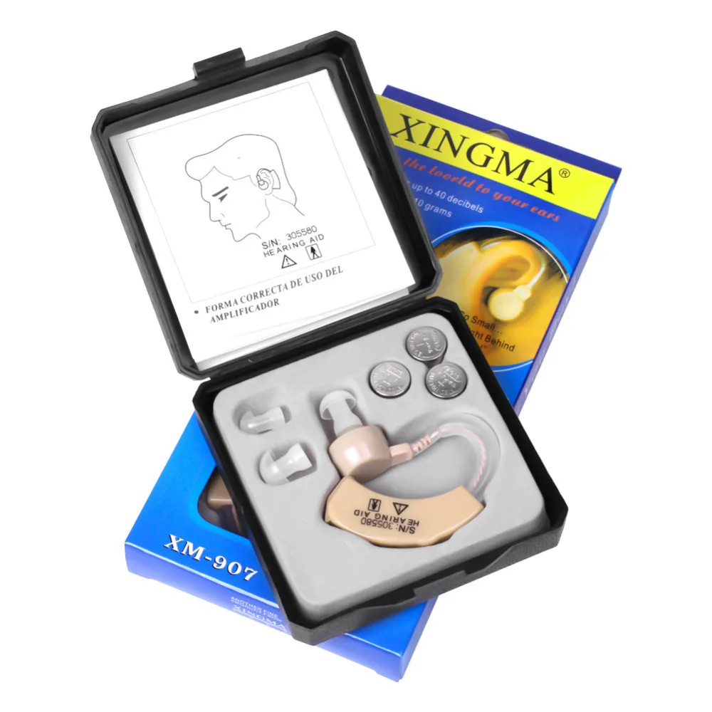 Hearing Aid XINGMA XM-907 Small Hearing Aids for the elderly Best Sound Voice Amplifier Invisible Mini Convenient Behind Ear Hearing Aid XINGMA XM-907 Small Hearing Aids for the elderly Best Sound Voice Amplifier Invisible Mini Convenient Behind Ear