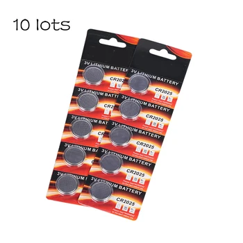 

Centechia Pro 100pcs Original 10Pcs/Lot CR2025 ECR2025 DL2025 BR2025 2025 KCR2025 L12 Button cell coin battery for watch