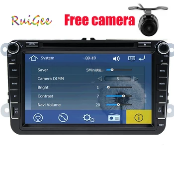 شراءفي اندفاعة 8 بوصة ل Vokswagen الملاحة VW راديو GPS سيارة CD DVD ل جيتا تيجوان توران بورا EOS جولف 5 6 7 4 مشغل راديو Mp3