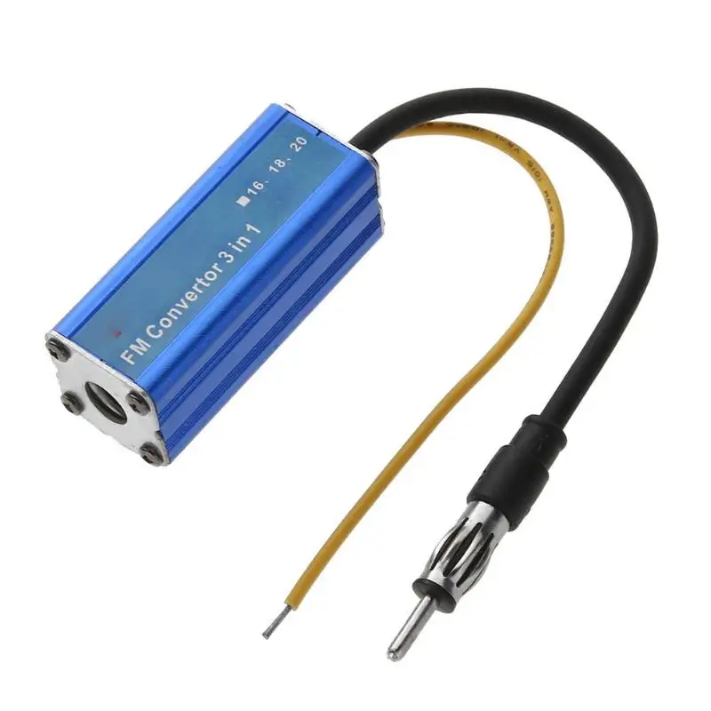 

High Quality Universal 12V 3 in 1 Car Auto Stereo Antenna FM Radio Band Frequency Converter FM Band EXpander Frequency Converter