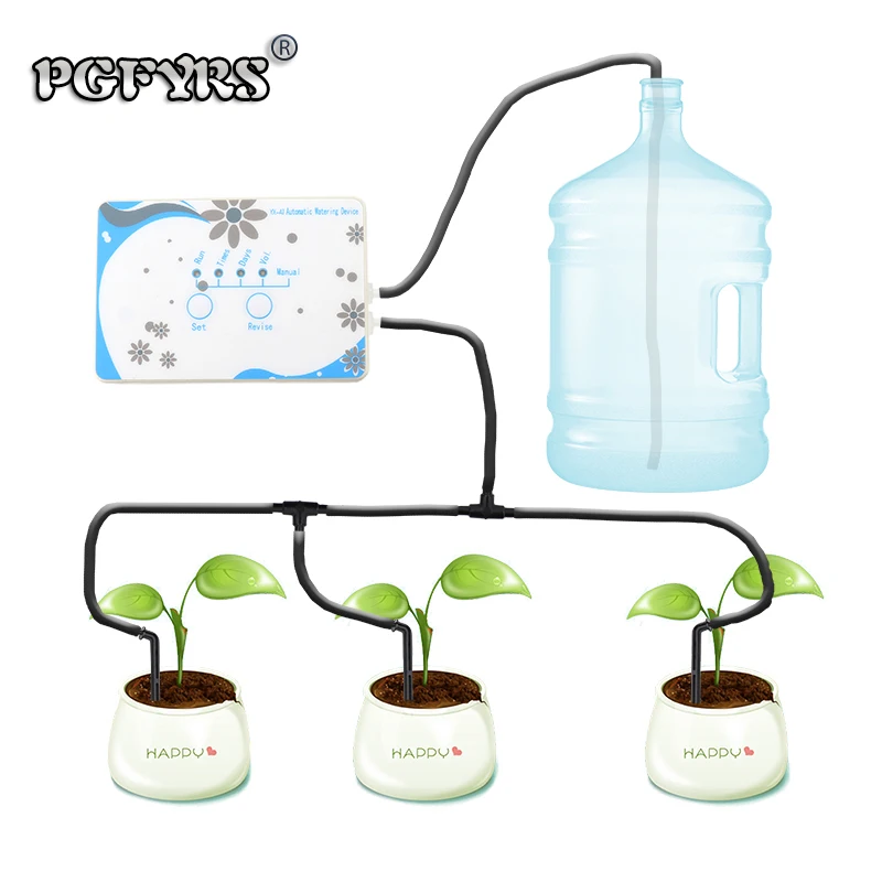 

1 Set Intelligent home automatic watering device garden plant Drip irrigation tool water pump timer Controller 11pcs arrow kits