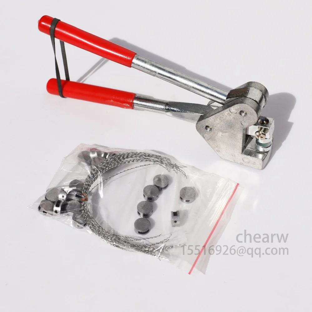 1pcs sealing plier 20pcs leadsealing dia.10 20wire Sealed beans Plier Calipers for Water electronic Meter seals anti-fake