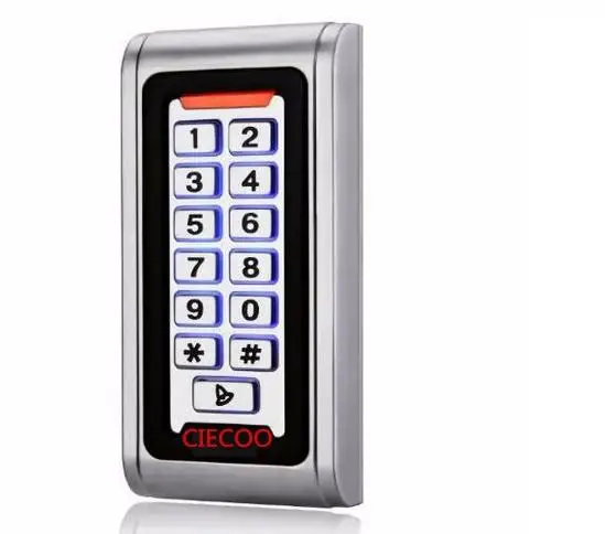 

free shipping outdoor waterproof Metal Case100% Waterproof IP68 RFID Standalone Door Access Control Keypad Proximity Card Reader