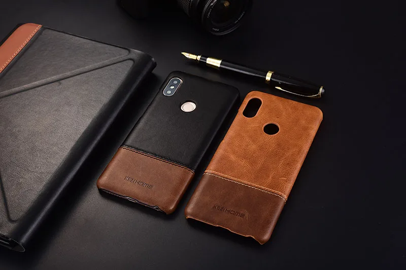 Xiaomi Redmi Note 6 Чехол note6 глобальная Версия задняя крышка из натуральной кожи задний