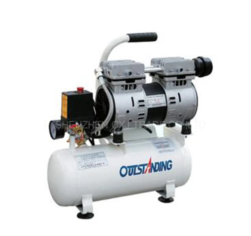 

Noisy less light tool,Portable air compressor,0.7MPa pressure,30L air pool cylinder,economic speciality piston filling machine