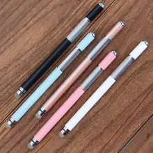 1 шт. 2 в 1 Многофункциональный тонкий сенсорный экран металлический емкостный стилус для iPhone iPad смартфон сотовый телефон планшетный ПК