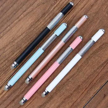 

1Pc 2 In 1 Multifunction Fine Point Touch Screen Metal Capacitive Stylus Pen For iPhone iPad Smart Phone CellPhone Tablet PC