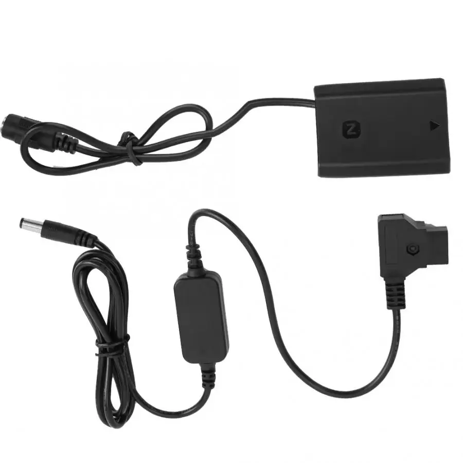 Черный ABS пластик полностью расшифрованный D к D-Tap DC адаптер муфты манекен батарея камера