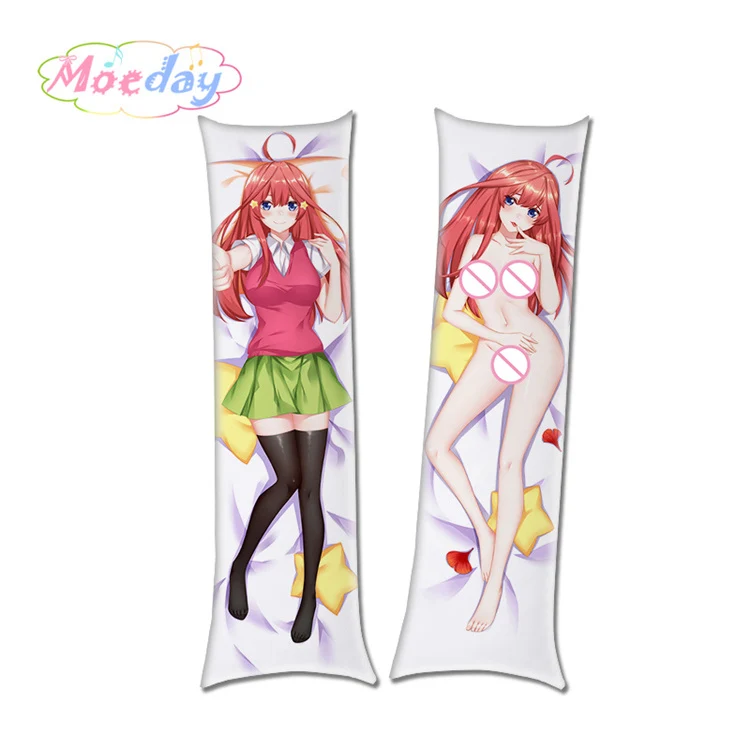 The Quintessential Quintuplets Anime Characters Nakano Miku Nino Itsuki Sister Dakimakura Pillow Covers - Цвет: Темный хаки