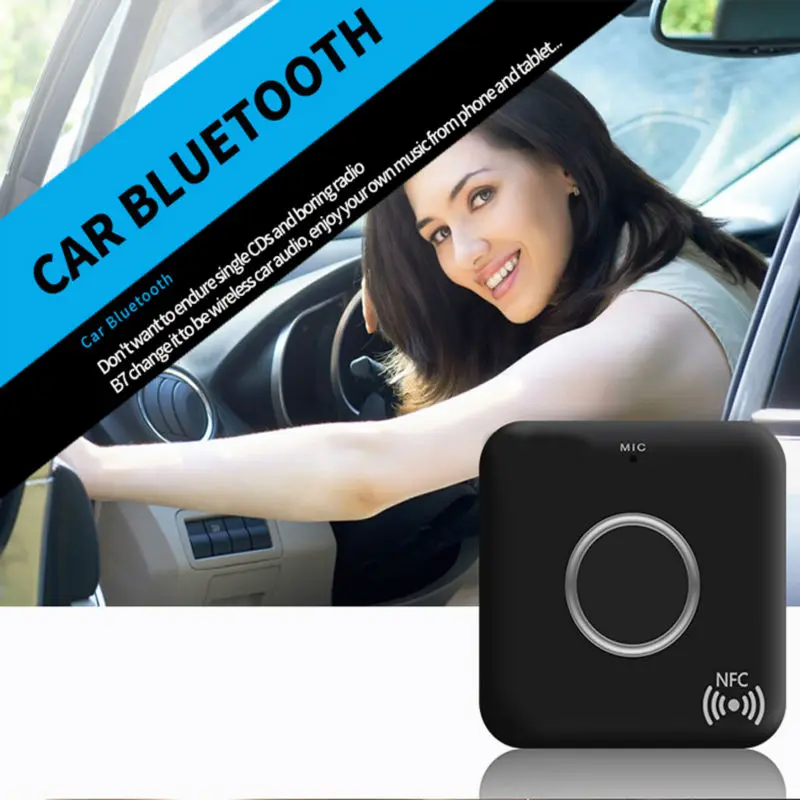 NFC Беспроводной Bluetooth 4,1 динамик "Hands Free" адаптер вызова автомобиля CSR беспроводной аудио ресивер стерео два аудио выхода Boom Box