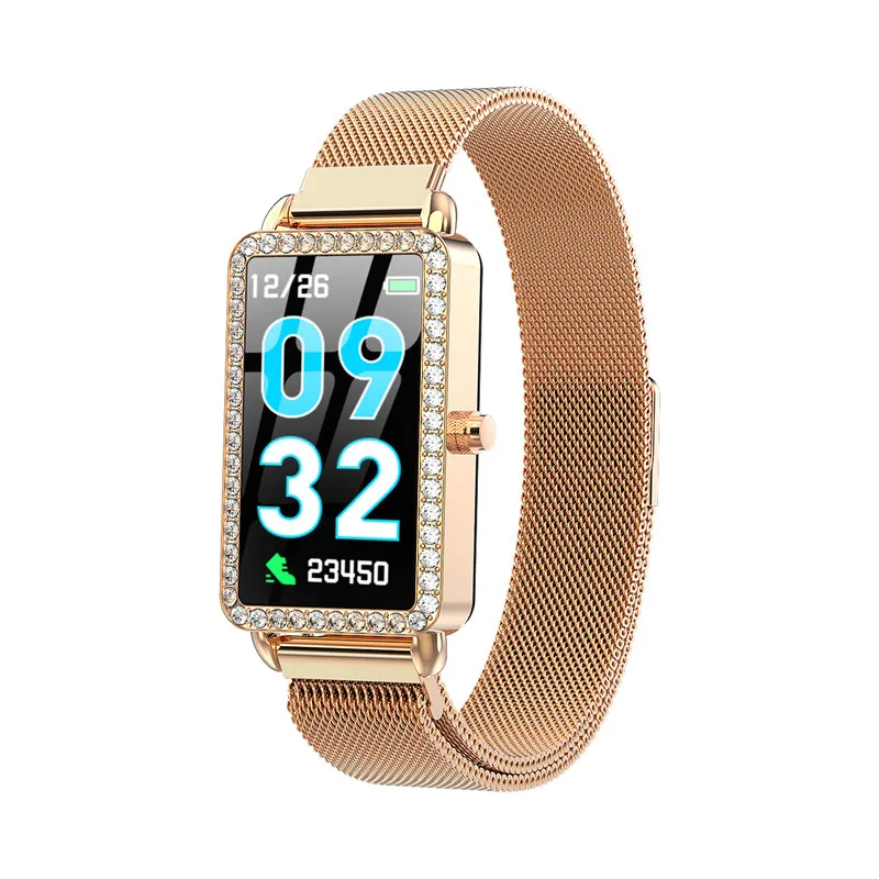 

GIAUSA A88 Women Bracelet Smart Activity Tracker Pedometer Wristband Smart Reminder Heart Rate Monitor Watch connect Smartphone